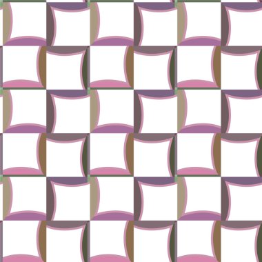 soyut geometrik dikişsiz desen, vektör illüstrasyonu