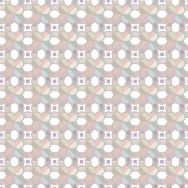 Geometrik şekilli kusursuz desen vektör çizimi    
