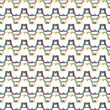 soyut geometrik dikişsiz desen, vektör illüstrasyonu