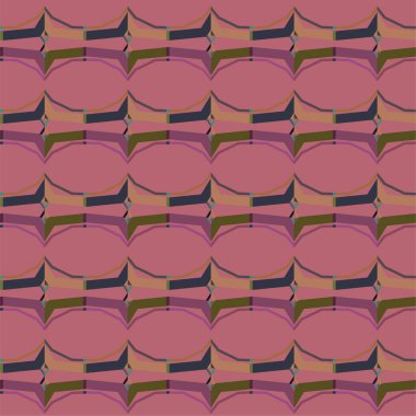 soyut geometrik dikişsiz desen, vektör illüstrasyonu