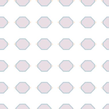 Geometrik soyut dikişsiz desen, vektör illüstrasyonu