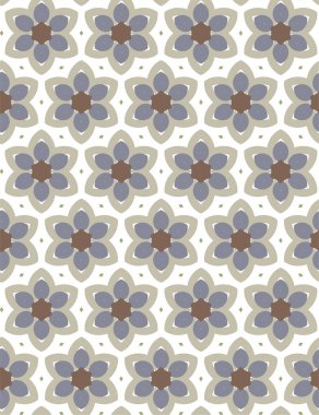 Geometrik şekilli kusursuz desen vektör çizimi  