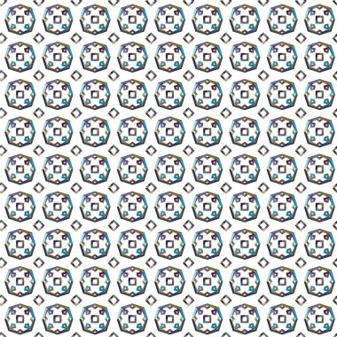 soyut geometrik dikişsiz desen, vektör illüstrasyonu