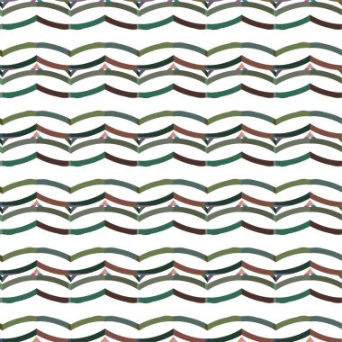 Geometrik soyut dikişsiz desen, vektör illüstrasyonu