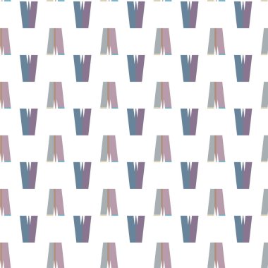 Geometrik soyut dikişsiz desen, vektör illüstrasyonu