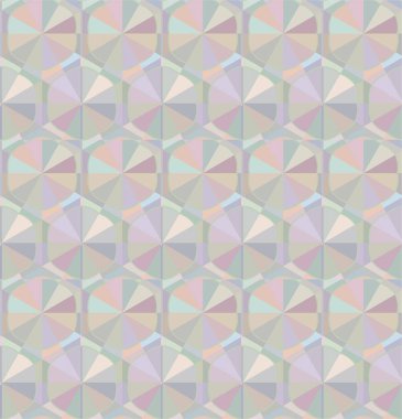 Geometrik şekilli kusursuz desen vektör çizimi