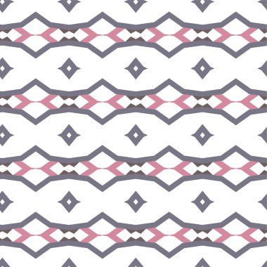 Geometrik şekilli kusursuz desen vektör çizimi