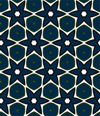 soyut geometrik dikişsiz desen, vektör illüstrasyonu