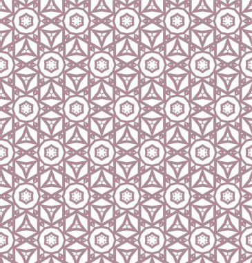 Geometrik soyut dikişsiz desen, vektör illüstrasyonu