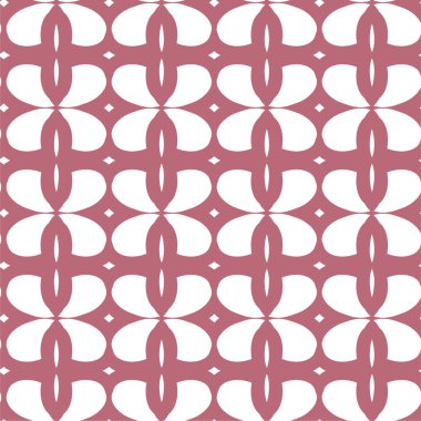 Geometrik şekilli kusursuz desen vektör çizimi  