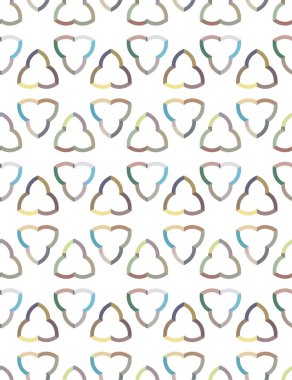 soyut geometrik dikişsiz desen, vektör illüstrasyonu