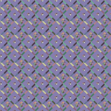 soyut geometrik dikişsiz desen, vektör illüstrasyonu