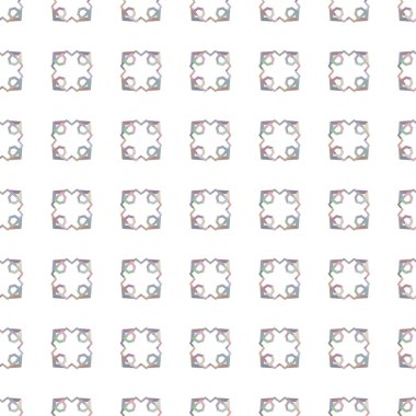 Geometrik soyut dikişsiz desen, vektör illüstrasyonu