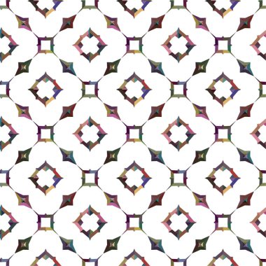 soyut geometrik dikişsiz desen, vektör illüstrasyonu