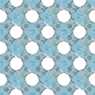 soyut geometrik dikişsiz desen, vektör illüstrasyonu