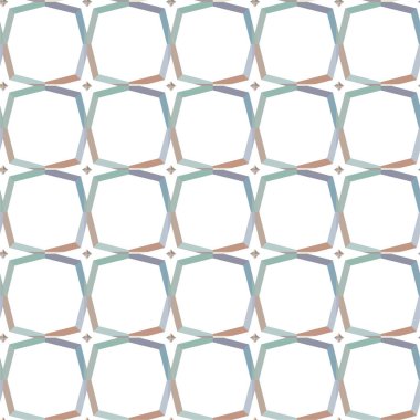 soyut geometrik dikişsiz desen, vektör illüstrasyonu