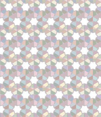 Geometrik şekilli kusursuz desen vektör çizimi