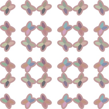 soyut geometrik dikişsiz desen, vektör illüstrasyonu