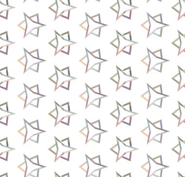 Geometrik şekilli kusursuz desen vektör çizimi  