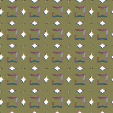 soyut geometrik dikişsiz desen, vektör illüstrasyonu 