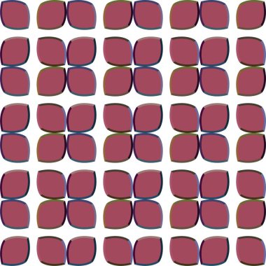 soyut geometrik dikişsiz desen, vektör illüstrasyonu