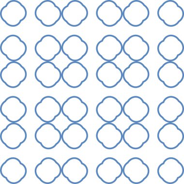 Geometrik şekilli kusursuz desen vektör çizimi  