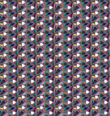 soyut geometrik dikişsiz desen, vektör illüstrasyonu