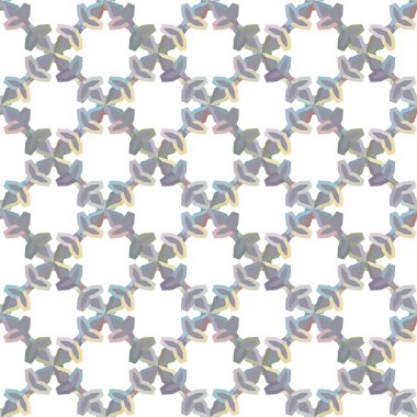 soyut geometrik dikişsiz desen, vektör illüstrasyonu