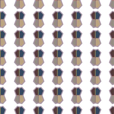 soyut geometrik dikişsiz desen, vektör illüstrasyonu
