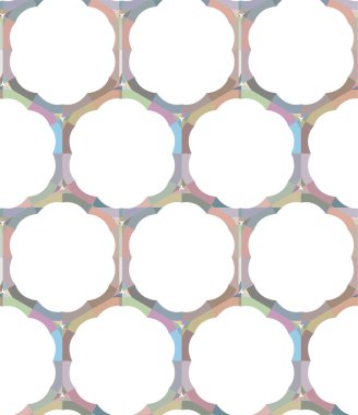 Geometrik soyut dikişsiz desen, vektör illüstrasyonu