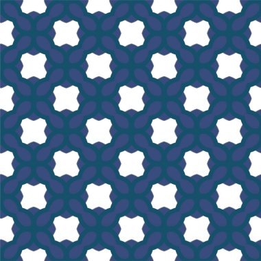 Geometrik soyut dikişsiz desen, vektör illüstrasyonu