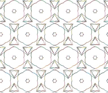 soyut geometrik dikişsiz desen, vektör illüstrasyonu