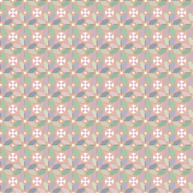 soyut geometrik dikişsiz desen, vektör illüstrasyonu