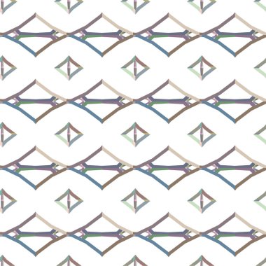 Geometrik soyut dikişsiz desen, vektör illüstrasyonu