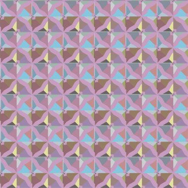 soyut geometrik dikişsiz desen, vektör illüstrasyonu