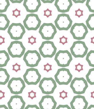 Geometrik soyut dikişsiz desen, vektör illüstrasyonu