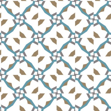 soyut geometrik dikişsiz desen, vektör illüstrasyonu