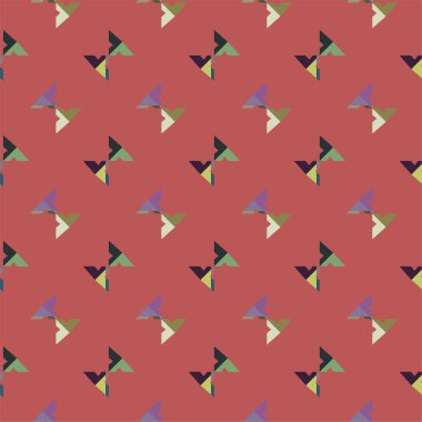 soyut geometrik dikişsiz desen, vektör illüstrasyonu