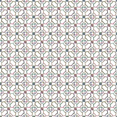 soyut geometrik dikişsiz desen, vektör illüstrasyonu