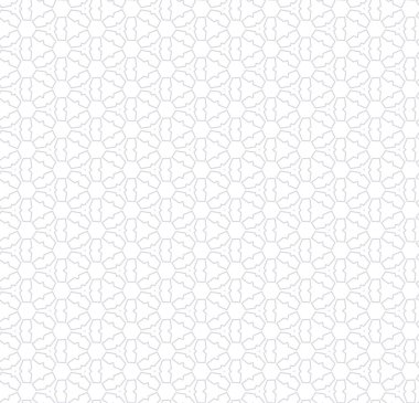 Geometrik soyut dikişsiz desen, vektör illüstrasyonu