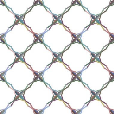 soyut geometrik dikişsiz desen, vektör illüstrasyonu