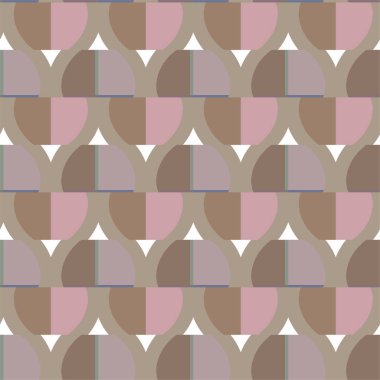 soyut geometrik dikişsiz desen, vektör illüstrasyonu