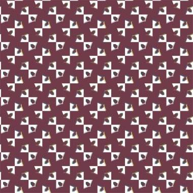 soyut geometrik dikişsiz desen, vektör illüstrasyonu