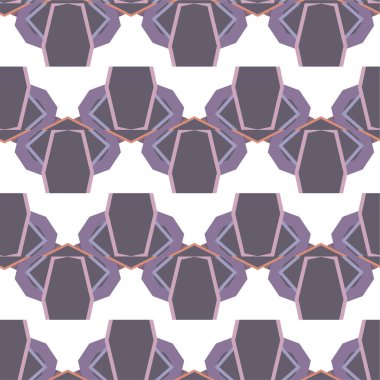 Geometrik soyut dikişsiz desen, vektör illüstrasyonu