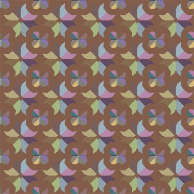 soyut geometrik dikişsiz desen, vektör illüstrasyonu