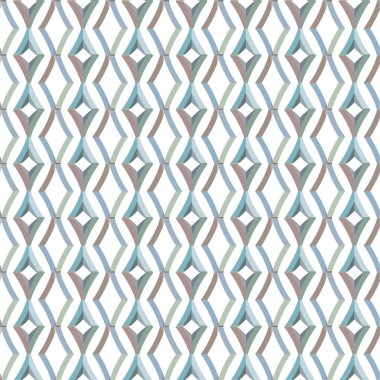 Geometrik soyut dikişsiz desen, vektör illüstrasyonu