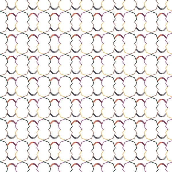 Abstraktes Geometrisches Nahtloses Muster Vektorillustration — Stockvektor