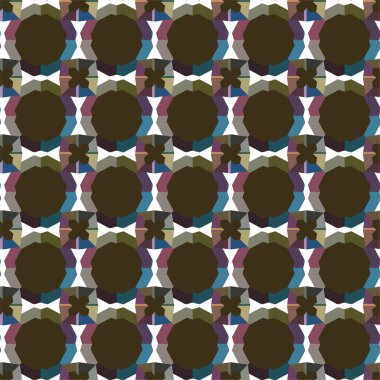 soyut geometrik dikişsiz desen, vektör illüstrasyonu