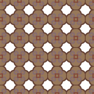 Geometrik şekilli kusursuz desen vektör çizimi 