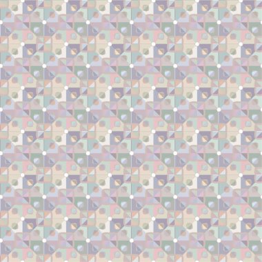 Geometrik soyut dikişsiz desen, vektör illüstrasyonu